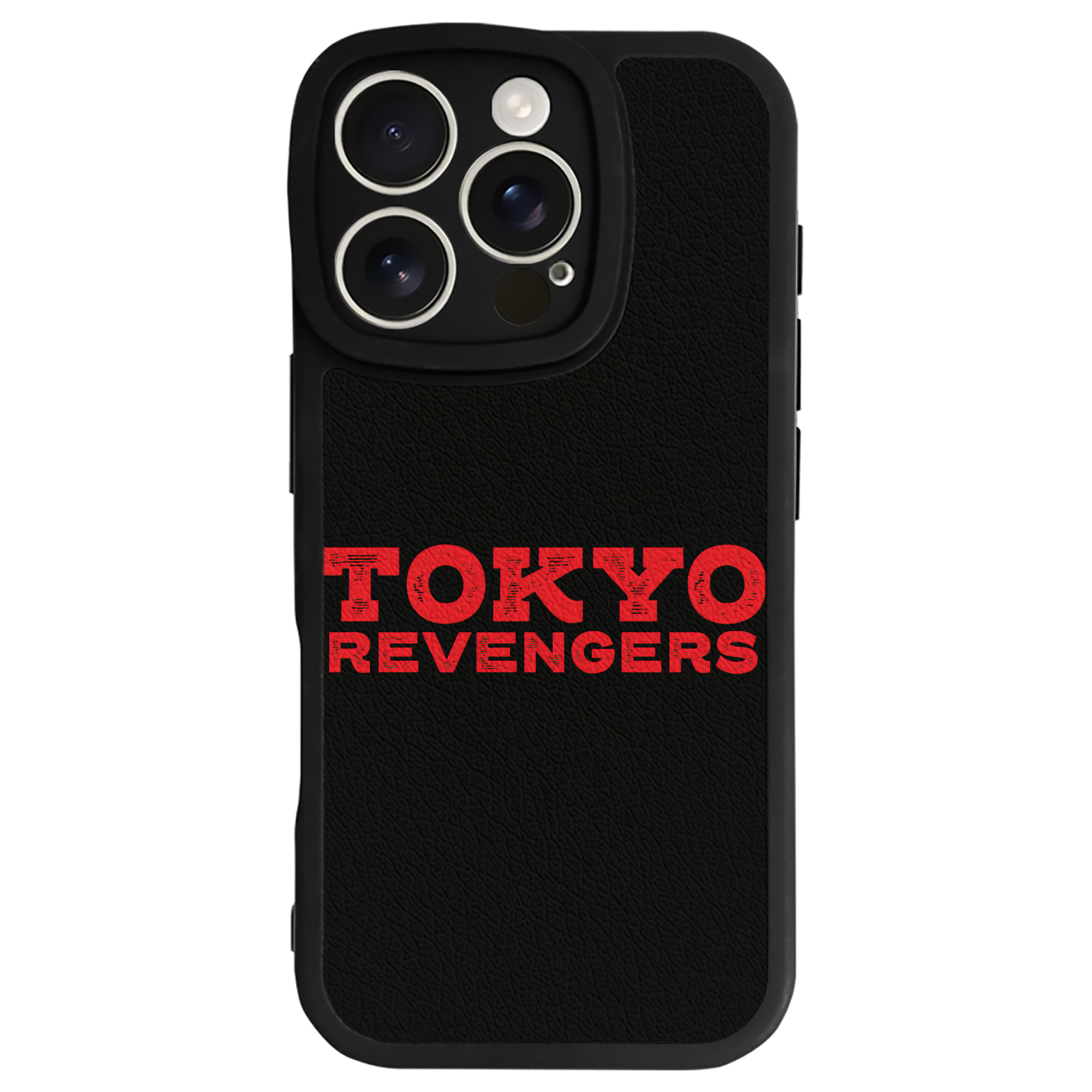 （画像用） 東京リベンジャーズ Tokyo Revengers 【iPhone 16シリーズ対応】シリコンスマホケース（レザー調） 材質：シリコン